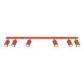 Strahler KARBON 6xGU10/10W/230V rot