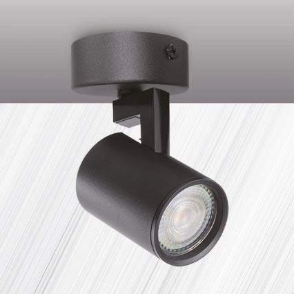 Strahler LYNX 1xGU10/10W/230V schwarz