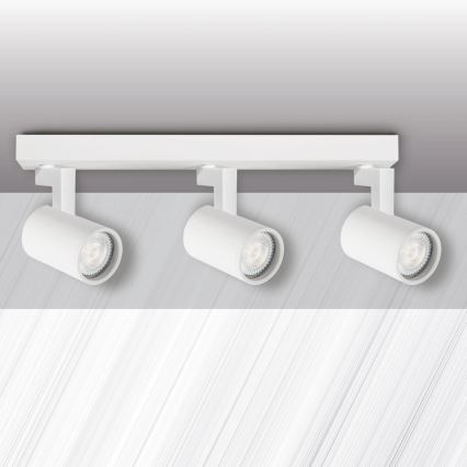 Strahler LYNX 3xGU10/10W/230V weiß