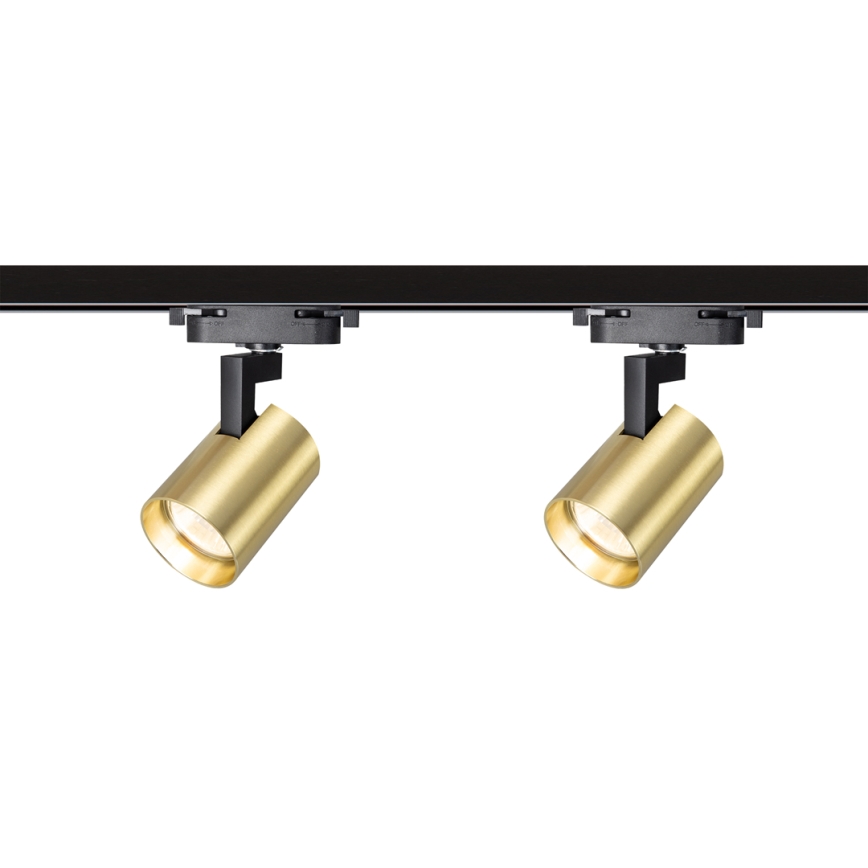Strahler mit Schienensystem VOLF 4xGU10/10W/230V golden/schwarz