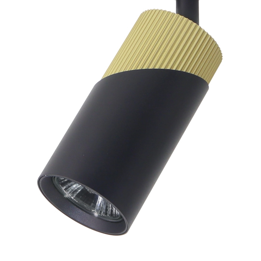 Strahler NEO für Schienensystem 1xGU10/8W/230V schwarz/golden