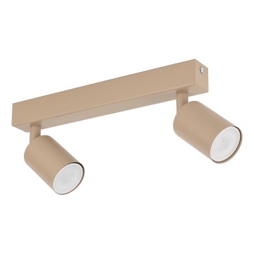 Strahler NEX 2xGU10/10W/230V beige