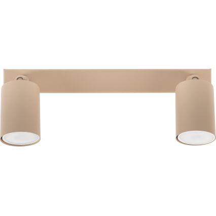 Strahler NEX 2xGU10/10W/230V beige