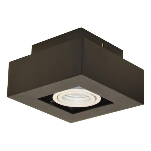 Strahler PITA 1xGU10/30W/230V schwarz