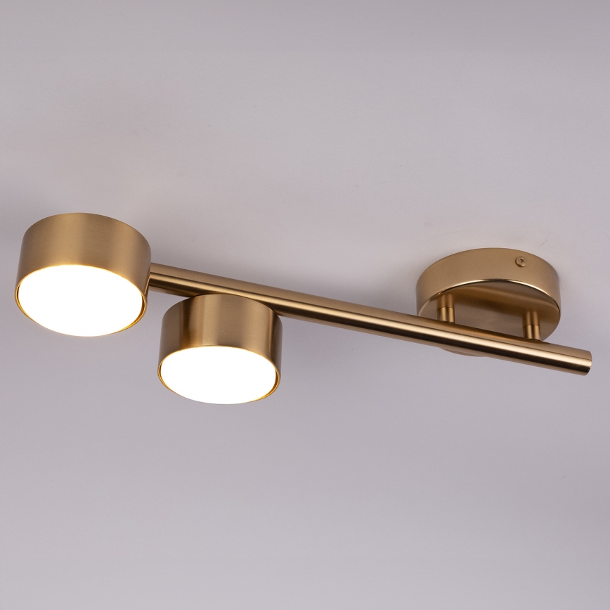 Strahler PUNTO 2xGX53/12W/230V golden