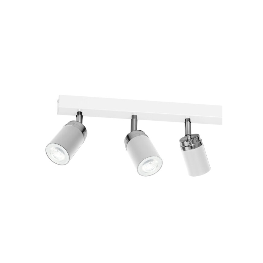 Strahler RENO 6xGU10/8W/230V weiß/glänzendes Chrom