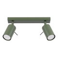 Strahler RING 2xGU10/10W/230V grün