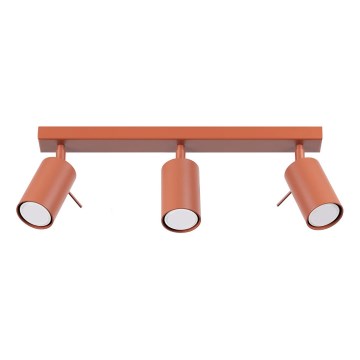 Strahler RING 3xGU10/10W/230V rot