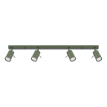 Strahler RING 4xGU10/10W/230V grün