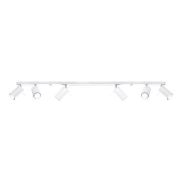Strahler RING 6L 6xGU10/10W/230V weiß