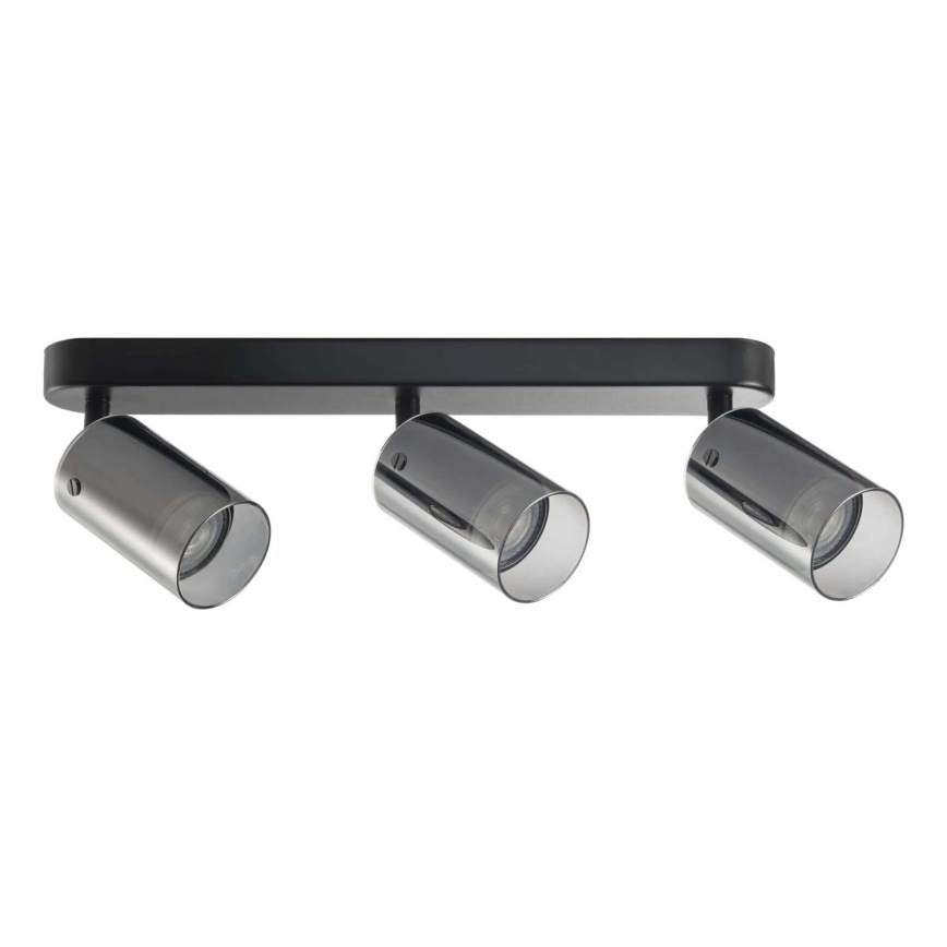 Strahler SMOKY 3xGU10/10W/230V schwarz