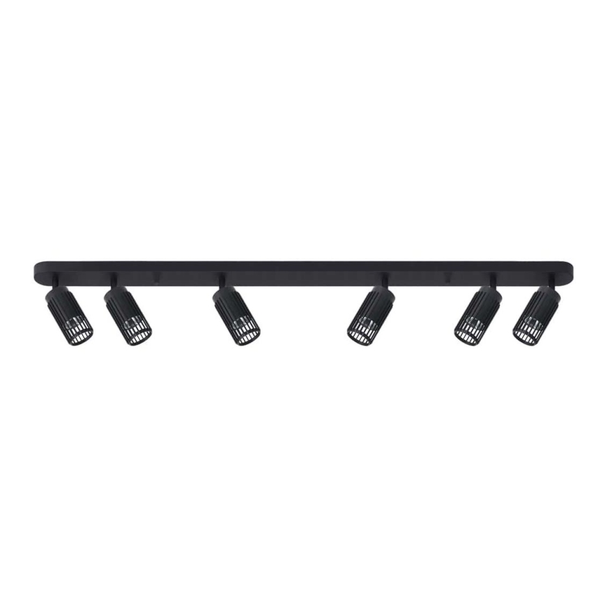 Strahler VERTICAL 6xGU10/8W/230V schwarz