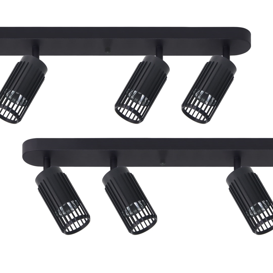 Strahler VERTICAL 6xGU10/8W/230V schwarz