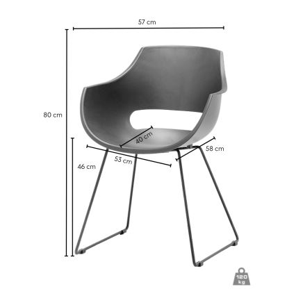 Stuhl ROCKY, 1 Stück, grün