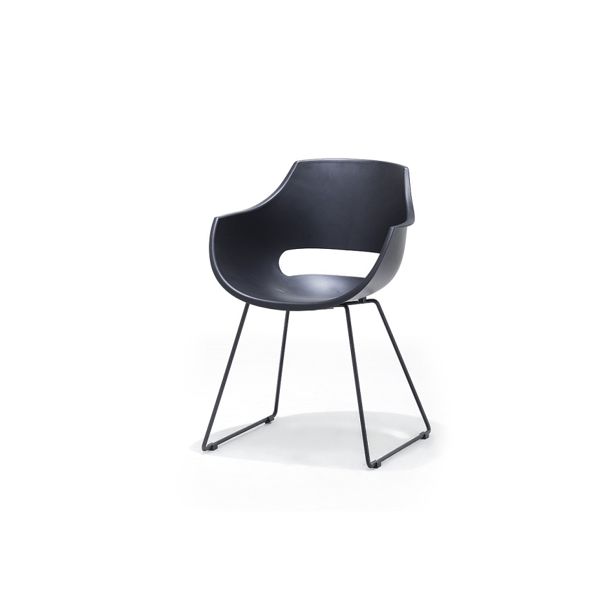 Stühle ROCKY, 4er-Set, schwarz