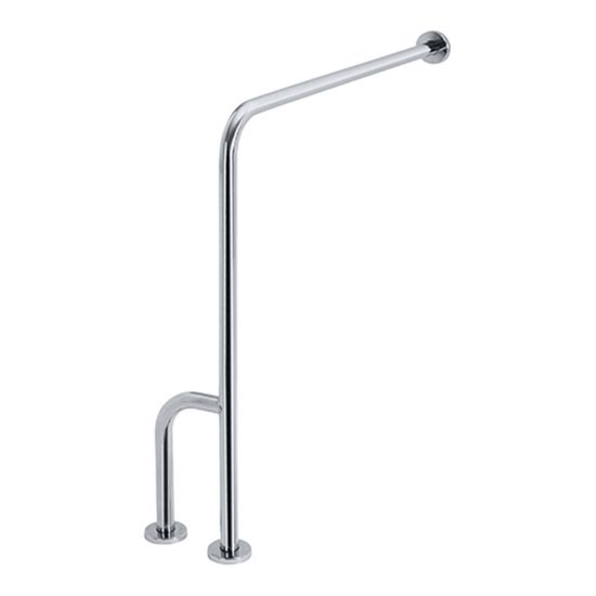 Stützgriff 23x89 cm Edelstahl/silber