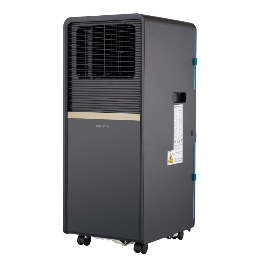 Stylies - Mobile Klimaanlage POLARIX 1000W/230V 9000 BTU schwarz + Fernbedienung