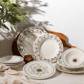 Tafelservice 24 St., farbenfroh/Porzellan