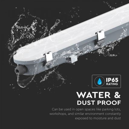 Technische LED-Röhrenleuchte mit Notlichtmodul LED/48W/230V 6500K IP65 2200 mAh 150 cm