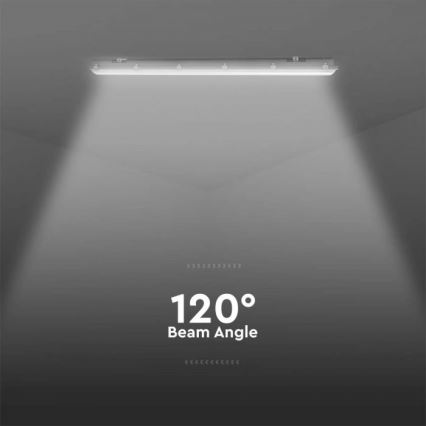 Technische LED-Röhrenleuchte mit Notlichtmodul LED/48W/230V 6500K IP65 2200 mAh 150 cm