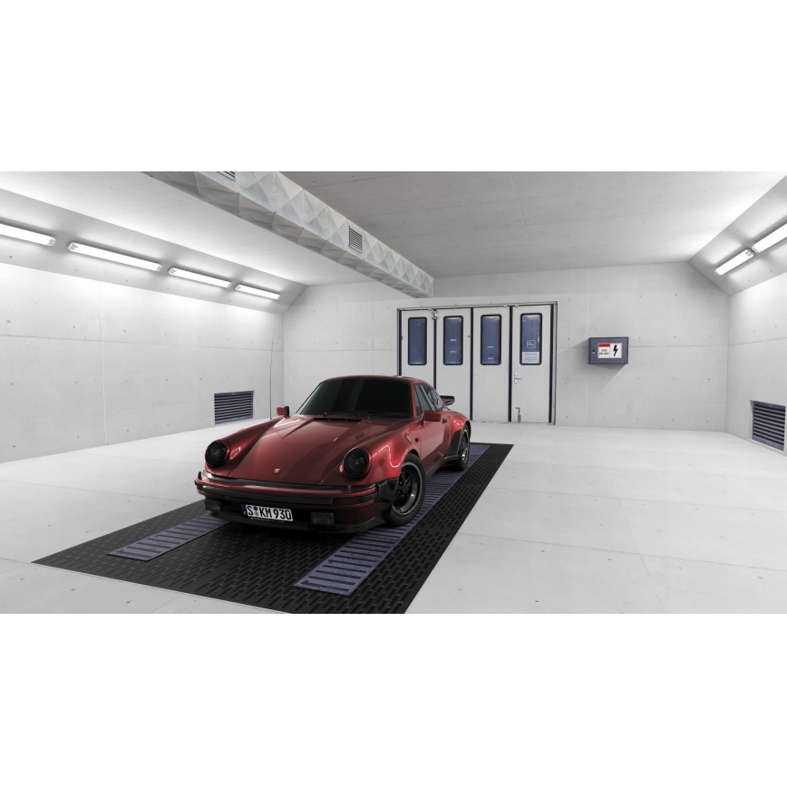 Technische LED-Röhrenleuchte T8, 2x G13, 20 W, 230 V, 6500 K, 120 cm, IP65, Weiß