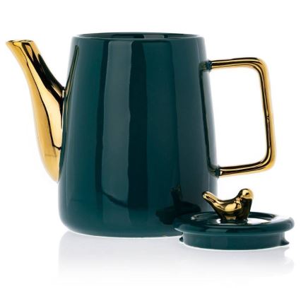 Teeservice NOAH grün/gold
