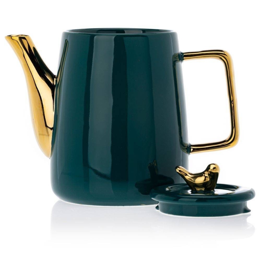 Teeservice NOAH grün/gold