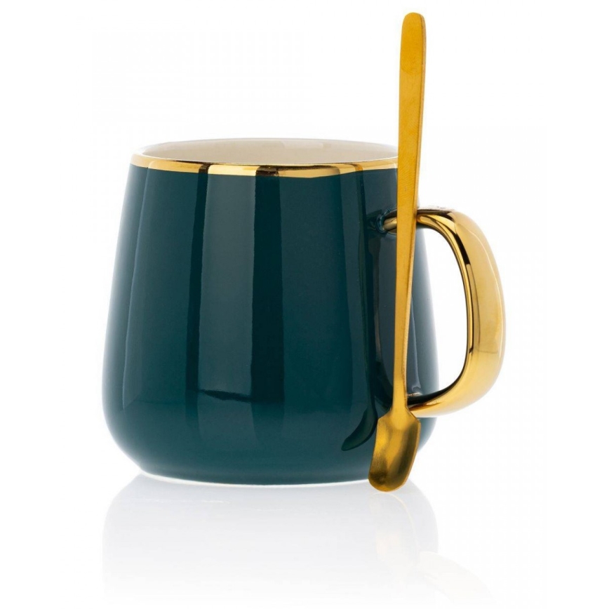 Teeservice NOAH grün/gold