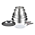 Tefal - 13-teiliges Topf- und Pfannenset INGENIO PREFERENCE ON, Edelstahl