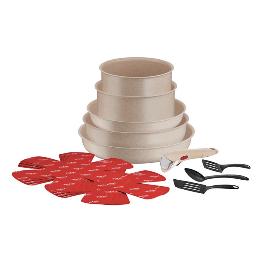 Tefal - 17-teiliges Kochgeschirrset INGENIO DELIGHT