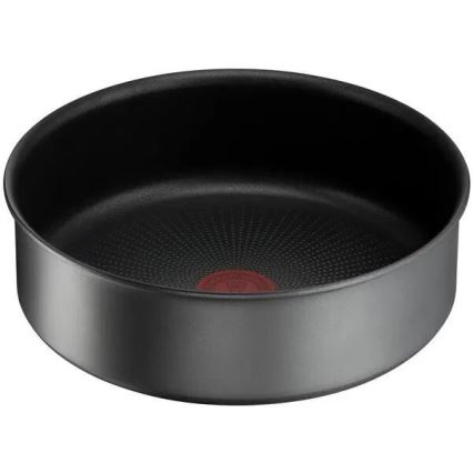 Tefal - 20-teiliges Kochgeschirrset INGENIO DAILY CHEF ON schwarz