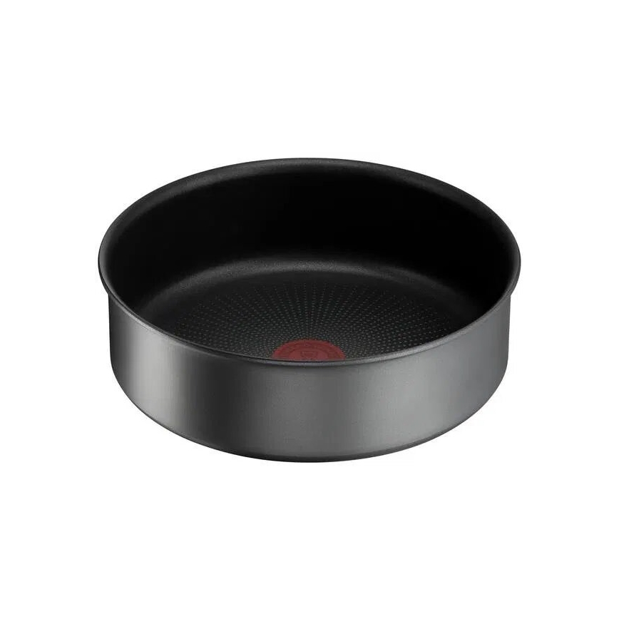Tefal - 20-teiliges Kochgeschirrset INGENIO DAILY CHEF ON schwarz