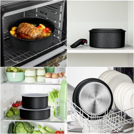 Tefal - 3-teiliges Kochgeschirr-Set INGENIO PERFECT COOK