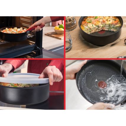 Tefal - 3-teiliges Pfannenset INGENIO SO'LIGHT