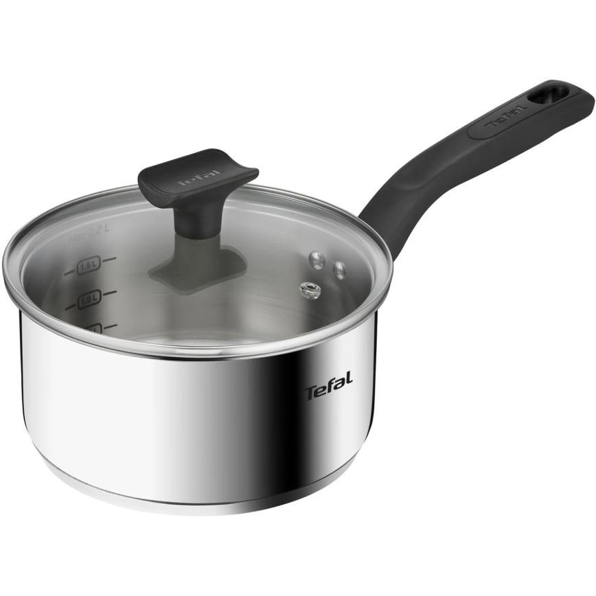 Tefal - 3-teiliges Topfset DELICIOUS aus Edelstahl