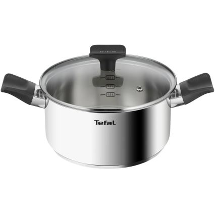Tefal - 3-teiliges Topfset DELICIOUS aus Edelstahl