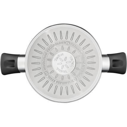 Tefal - 3-teiliges Topfset DELICIOUS aus Edelstahl