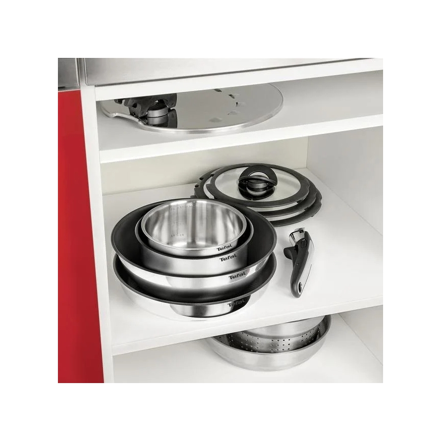 Tefal - 4-teiliges Kochgeschirr-Set INGENIO EMOTION aus Edelstahl