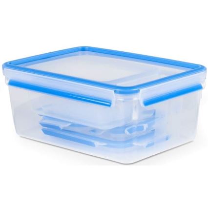 Tefal - 5-tlg. Set Vorratsdosen MASTER SEAL FRESH, blau