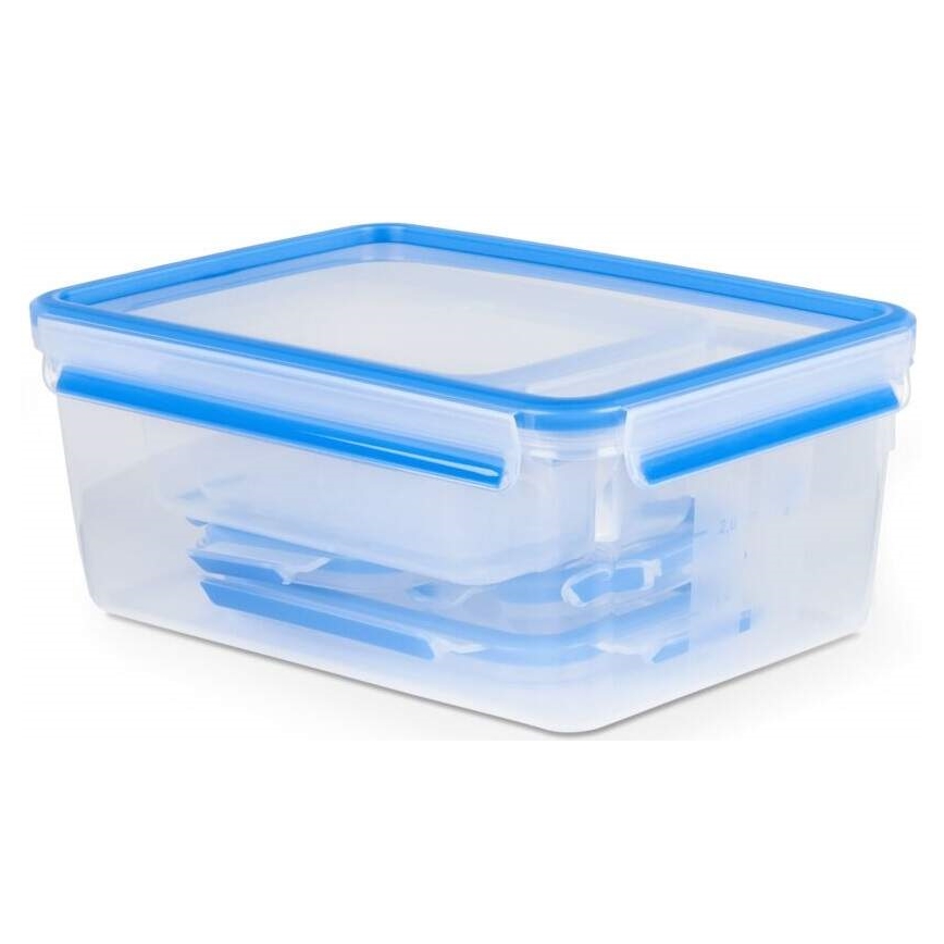 Tefal - 5-tlg. Set Vorratsdosen MASTER SEAL FRESH, blau