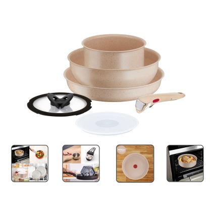 Tefal - 6-teiliges Kochgeschirrset INGENIO DELIGHT