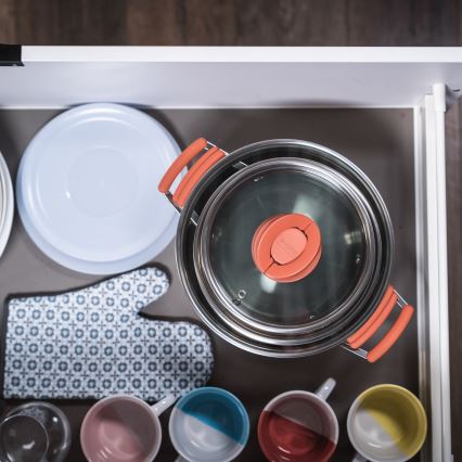 Tefal - 6-teiliges Topfset OPTI'SPACE