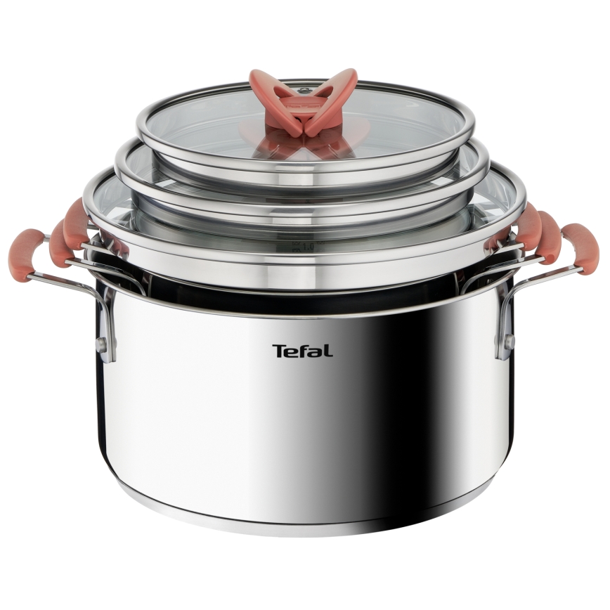 Tefal - 6-teiliges Topfset OPTI'SPACE