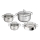 Tefal - 8-teiliges Kochgeschirr-Set DUETTO+