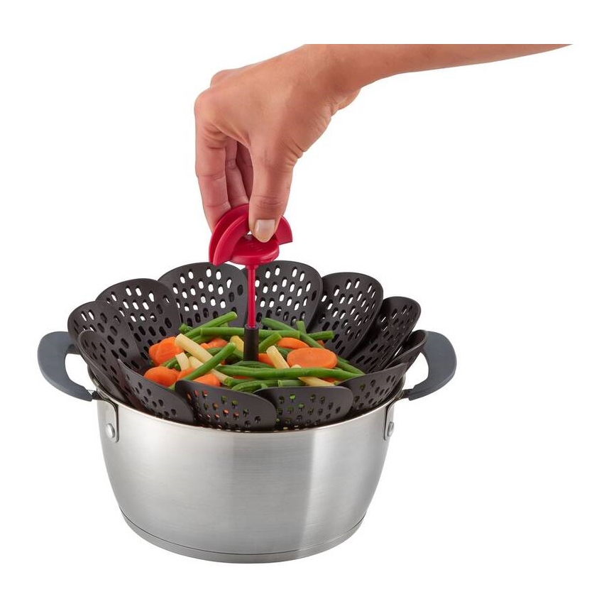 Tefal - Dampfgaraufsatz INGENIO schwarz/rot