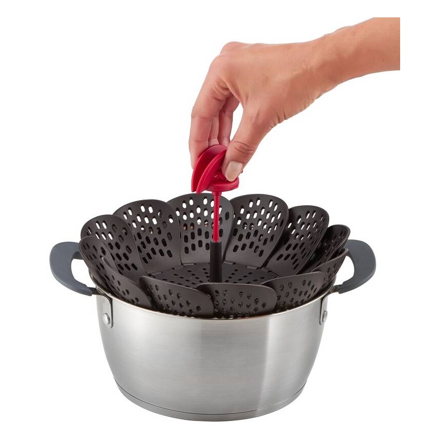 Tefal - Dampfgaraufsatz INGENIO schwarz/rot