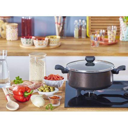 Tefal - Kochtopf mit Deckel EASY COOK & CLEAN 24 cm