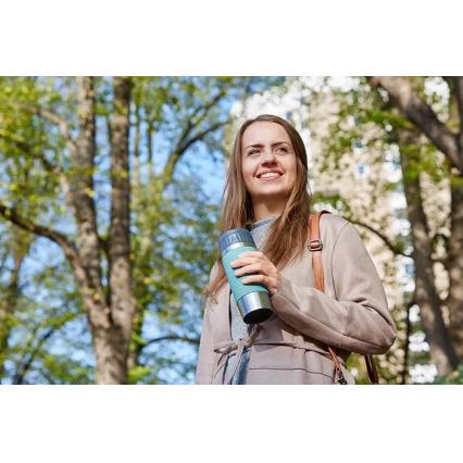 Tefal - Thermobecher 360 ml EASY TWIST MUG Edelstahl/Grün