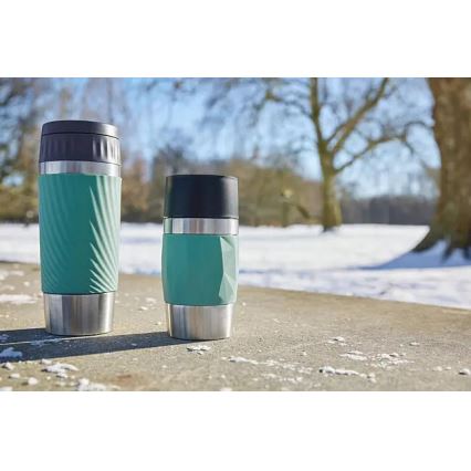 Tefal - Thermobecher 360 ml EASY TWIST MUG Edelstahl/Grün