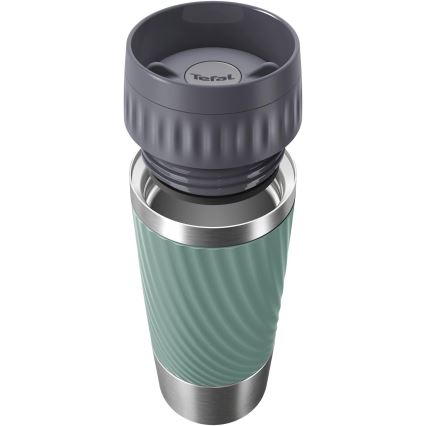 Tefal - Thermobecher 360 ml EASY TWIST MUG Edelstahl/Grün